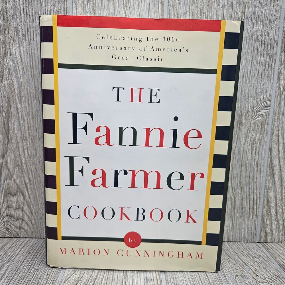 Fannie Farmer Cookbook Marion Cunningham 100th Anniversary Hardcover